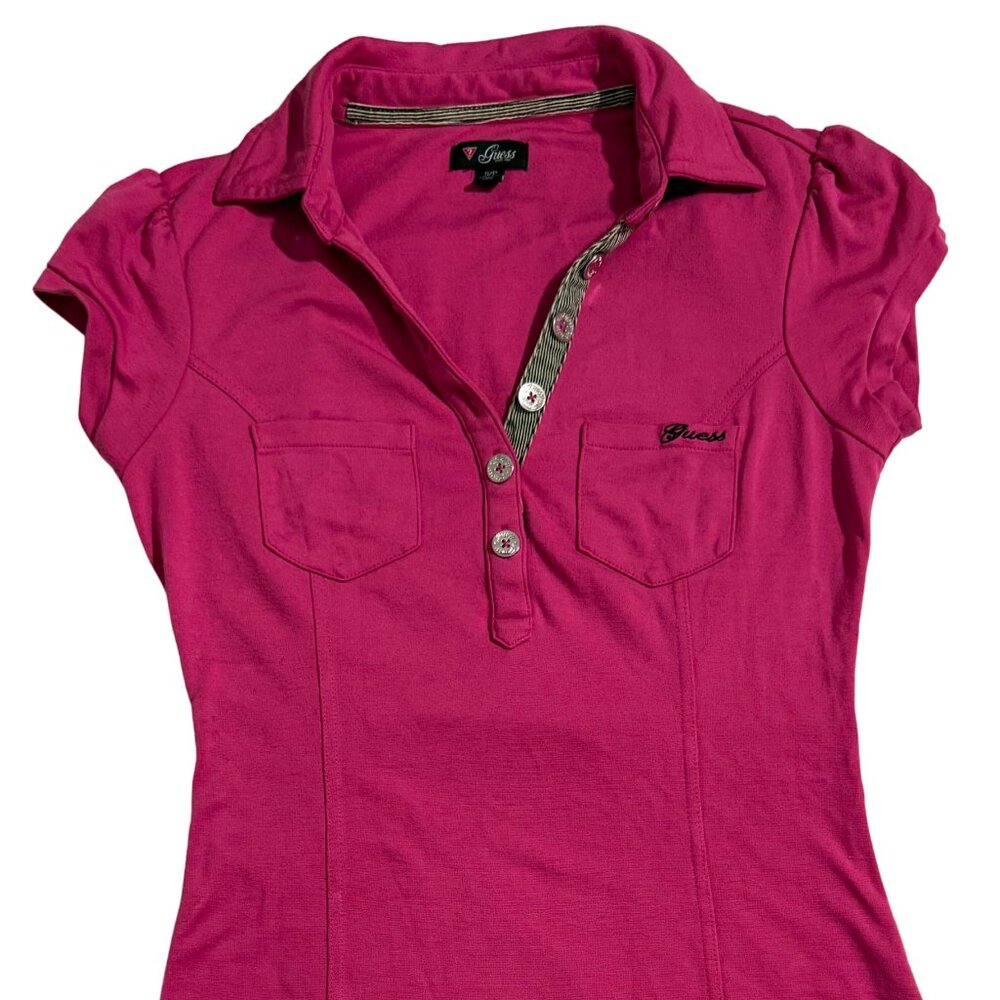 Vintage Pink Guess Polo Dress